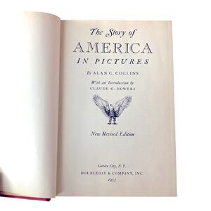 The Story of America in Pictures Hardcover Book